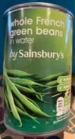Mängden socker i Whole green beans in water