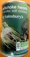 Mängden socker i Artichoke hearts