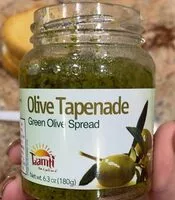 Mängden socker i Green olive tapenade spread for pastries and cheeses