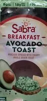 Mängden socker i Sabra Breakfast Avocado Toast