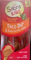 Mängden socker i Taco dip & rolled totilla chips