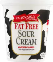 Mängden socker i Fat Free Sour Cream