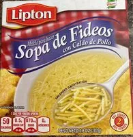 Mängden socker i Lipton sopas de fideos
