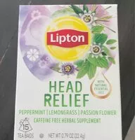 Mängden socker i Lipton head relief