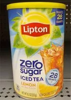 Mängden socker i Zero sugar iceb tea lemon
