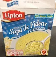 Mängden socker i Lipton Sopa de Fideos con Sabor a Pollo