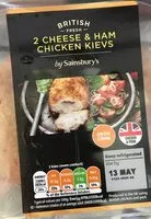 Mängden socker i 2 cheese and ham chicken kievs