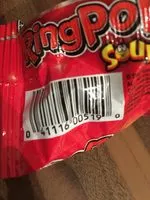 Socker och näringsämnen i Ring pop