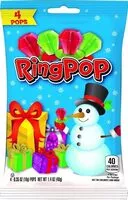 Mängden socker i Ring pop christmas candy