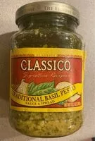 Mängden socker i Traditional Basil Pesto