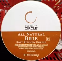 Mängden socker i Culinary circle, all natural brie