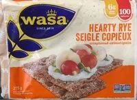 Mängden socker i Hearty rye crispbread