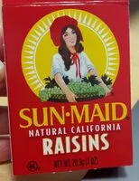 Mängden socker i Sun Maid Raisins