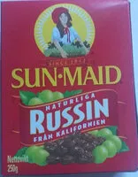 Mängden socker i Russin