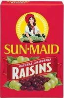 Mängden socker i California Sun-Dried Raisins