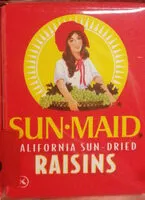 Mängden socker i Sun-Maid California Sun-Dried Raisins
