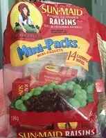 Mängden socker i Dru raisins