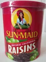 Mängden socker i Natural California Raisins