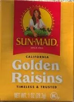 Mängden socker i California Golden raisins