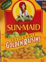 Mängden socker i California Golden Raisins