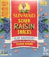 Mängden socker i Blue Raspberry Sour Rasin Snacks