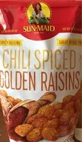 Mängden socker i Chili spiced golden raisins