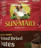 Mängden socker i Natural deglet noor pitted dates