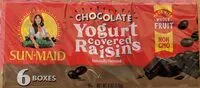 Mängden socker i Chocolate Yogurt Covered Raisins