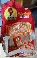 Mängden socker i Yoghurt flavoured raisins