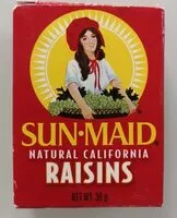 Mängden socker i Raisins natural california