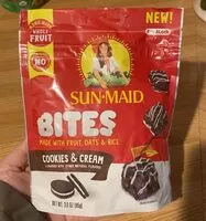 Mängden socker i Sunmaid bites