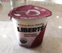 Mängden socker i Liberte Organic Washington Black Cherry Whole Milk Yogurt