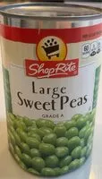 Mängden socker i Large Sweet Peas