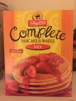 Mängden socker i Shoprite, complete pancake & waffle mix