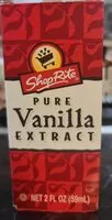 Mängden socker i Pure Vanilla Extract