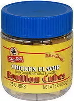 Mängden socker i Bouillon Cubes