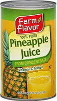 Mängden socker i 100% Pure Pineapple Juice