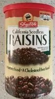 Mängden socker i California Seedless Raisins