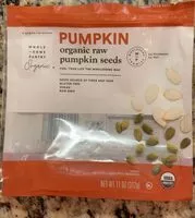 Mängden socker i Organic raw pumpkin seeds