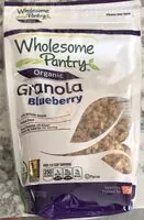 Mängden socker i Wholesome Pantry Organic Granola Blueberry