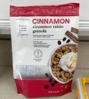 Mängden socker i Cinnamon raisin granola