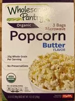 Mängden socker i Popcorn butter flavor