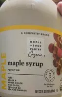 Mängden socker i maple syrup
