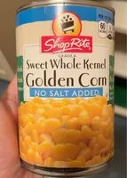 Mängden socker i Sweet whole kernel golden corn