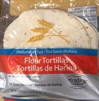 Mängden socker i Flour Tortillas