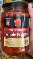 Mängden socker i Red fire roasted whole peppers