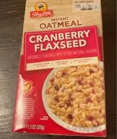 Mängden socker i Instant Oatmeal cranberry flaxseed