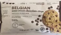 Mängden socker i Belgian semi sweet chocolate chips