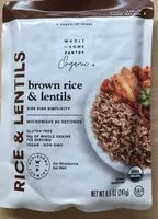 Mängden socker i Brown Rice & Lentils