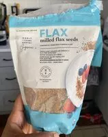 Mängden socker i Flax milled flax seeds